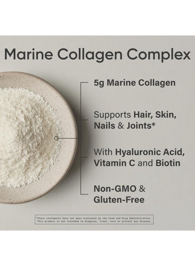 Marine Collagen Beauty Complex With Vitamin C, Biotin Unflavoured, 163G, 30 Serving