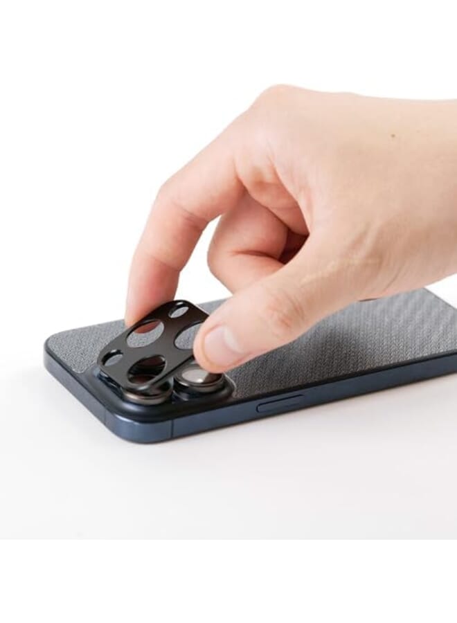 Ibywind Screen Protector Compatible With Iphone 15 Pro 5G With 2Pcs Tempered Glass 1Pc Camera Lens Protector 1Pc Backing Carbon Fiber Film Fingerprint Reader Easy To Install - Image 3