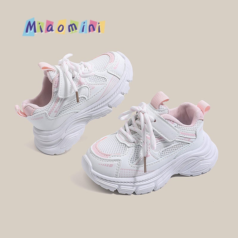 Mesh Sneakers Lightweight Flexible Sole Walking Shoes For Kids Indoor And Outdoor Activities - Image 4