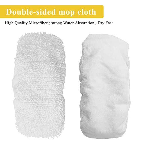Ximoon Reusable Mop Pads Replacement Washable Mop Head for Oreck Steamer Mop - 6 Pack - Image 2