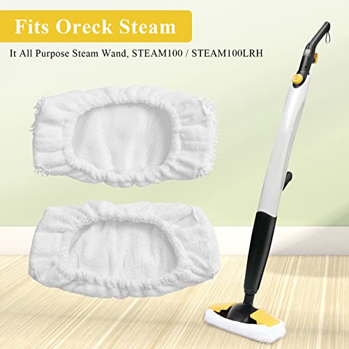 Ximoon Reusable Mop Pads Replacement Washable Mop Head for Oreck Steamer Mop - 6 Pack - Image 4
