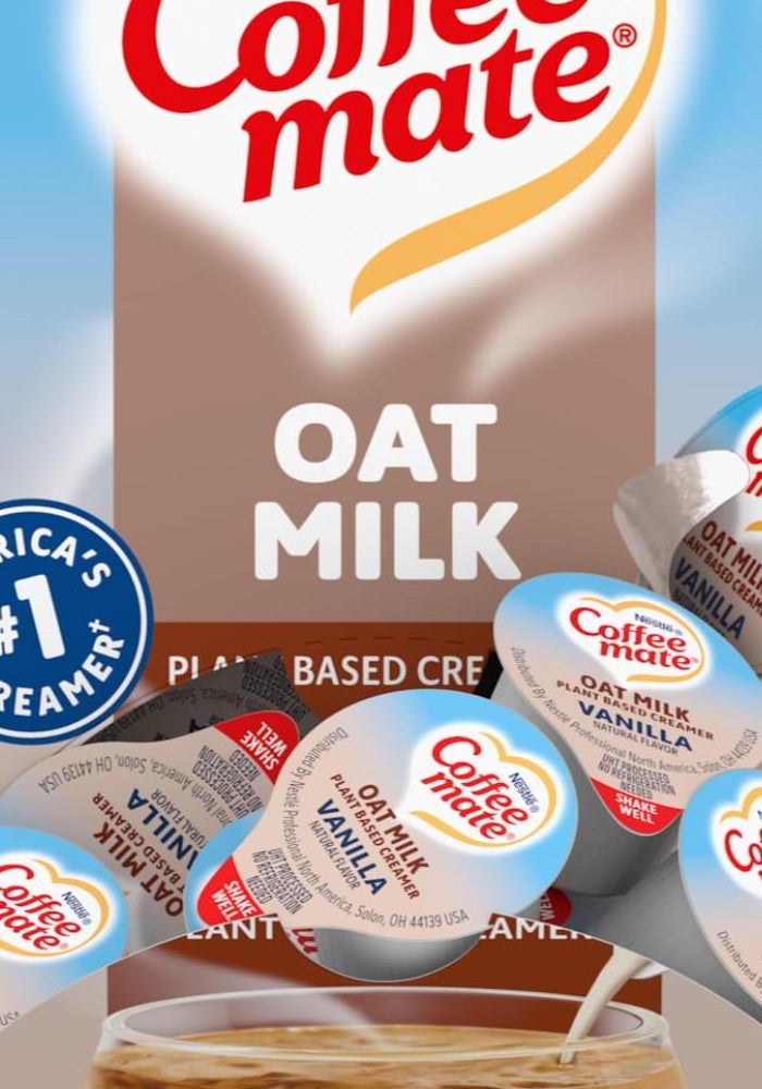 Coffee Mate Nestle Coffee mate Plant Based Liquid Coffee Creamer Singles Vanilla Flavored Oat Milk 50 Ct Box - Image 3