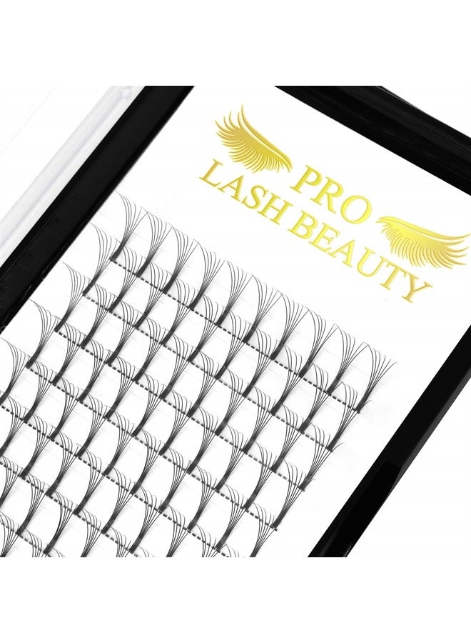 PRO LASHBEAUTY Premade Volume Eyelash Extensions 6D-D-0.07-10 Long Stem Premade Fans Eyelash Extensions .07 .10 Premade Volume Fans Volume Lash Extensions C D Curl(6D-D-0.07,10 mm) - Image 1