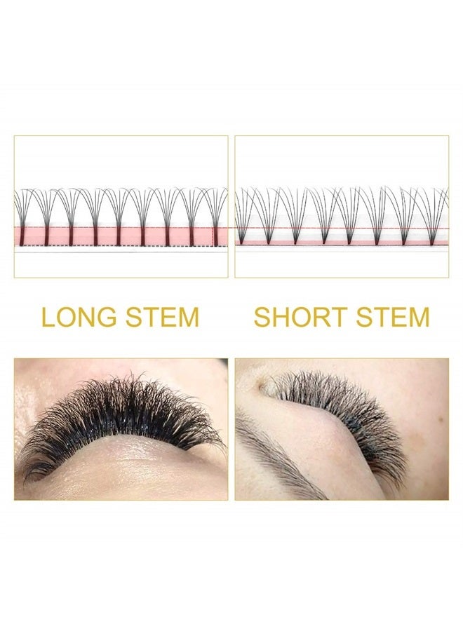 PRO LASHBEAUTY Premade Volume Eyelash Extensions 6D-D-0.07-10 Long Stem Premade Fans Eyelash Extensions .07 .10 Premade Volume Fans Volume Lash Extensions C D Curl(6D-D-0.07,10 mm) - Image 5