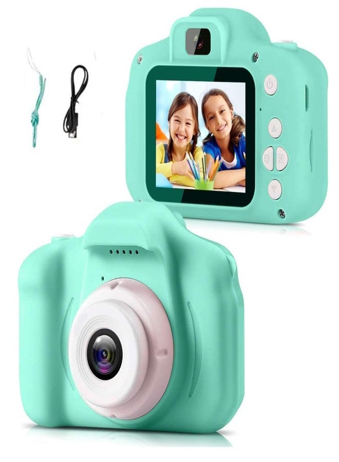 Space Enterprises Kids Digital Camera for Photos & Videos | Mini Camera Toy with 2-Inch Screen & USB Rechargeable | Fun & Educational Gift for Boys & Girls Age 3-10 | Easy to Use for Kids (Green) - Image 1