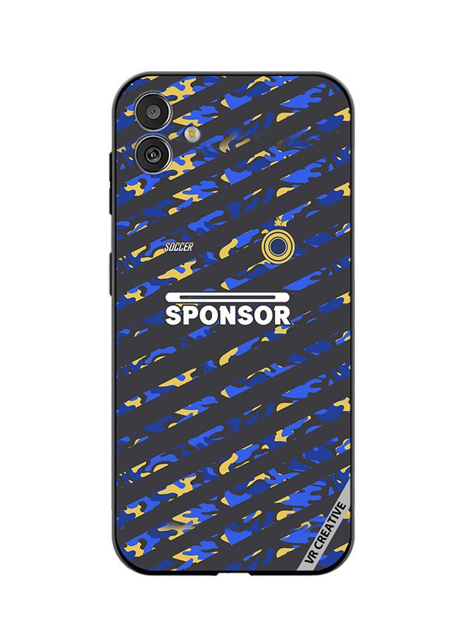 VR CREATIVE Protective Case Cover For Samsung Galaxy F14 Soccer Jersey Design  Multicolour - Image 1