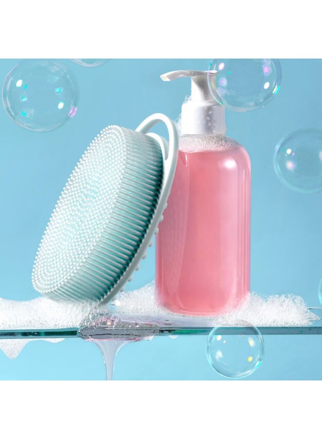 Freeman Premium Silicone Body Scrubber, Exfoliating & Massaging, Double Sided Silicone Scrubber, Durable & More Hygienic Than Loofah, for Men & Women, Cruelty-Free Shower & Bath Accessory, 1 Count - Image 5