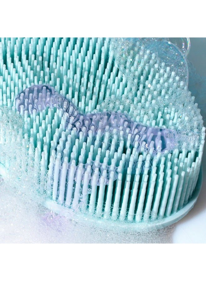 Freeman Premium Silicone Body Scrubber, Exfoliating & Massaging, Double Sided Silicone Scrubber, Durable & More Hygienic Than Loofah, for Men & Women, Cruelty-Free Shower & Bath Accessory, 1 Count - Image 4