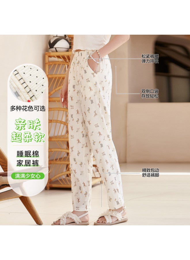 Fenton Super Soft Oxygen Pants  - Women's Loungewear, Casual Cotton Air-conditioning Pants, Sleep Pants - Image 4