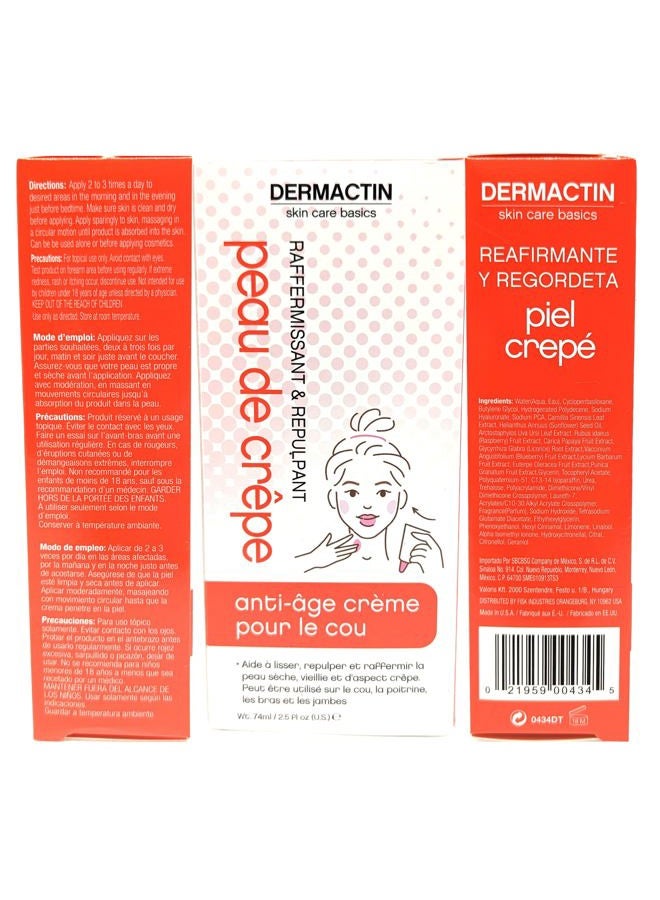 Dermactin Crepe Skin Firming Cream 2.5 oz. - Image 2