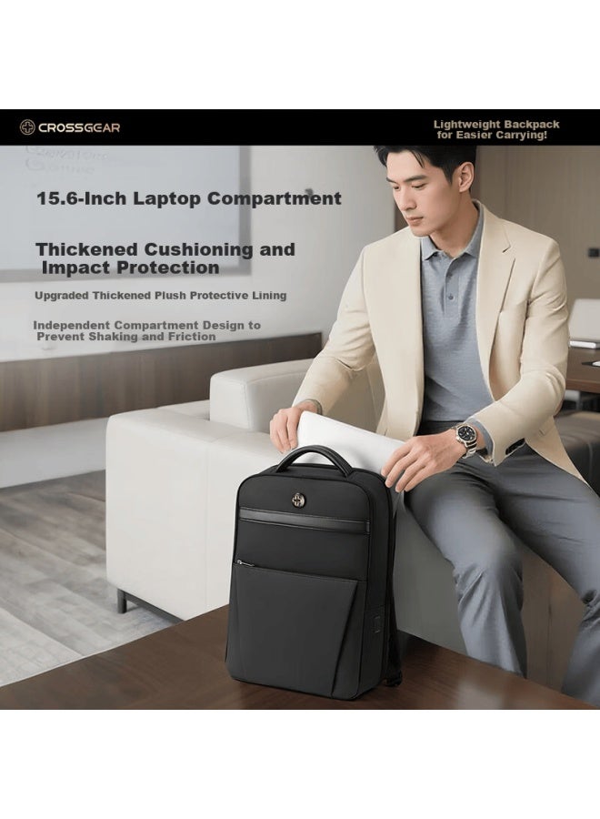 CROSS+GEAR Crossgear Cross Medal Weight Loss Master Men's 16-inch Laptop Casual Commuter Backpack Business Travel Bag - Image 1