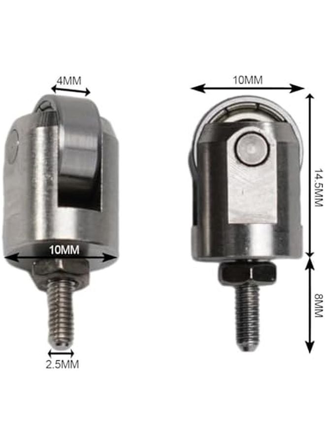 M2 5 Dial Test Indicator Roller Contact Points with Non Return Nuts Measuring Tips - Image 3