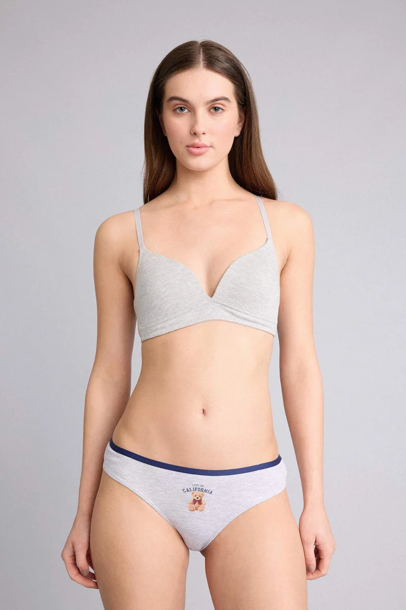 Defacto Fall in Love Ribbed 2 Piece Briefs