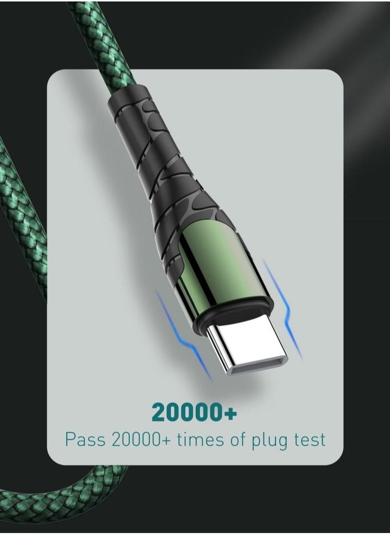 إل دينو - كابل 65 وات من USB-C الى USB-C للشحن ونقل البيانات بطول 2 متر من لدنيو ، رمادي - Image 1