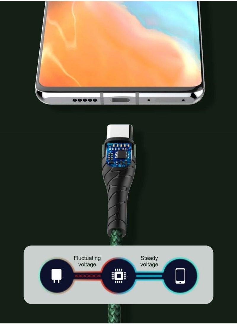 إل دينو - كابل 65 وات من USB-C الى USB-C للشحن ونقل البيانات بطول 2 متر من لدنيو ، رمادي - Image 1