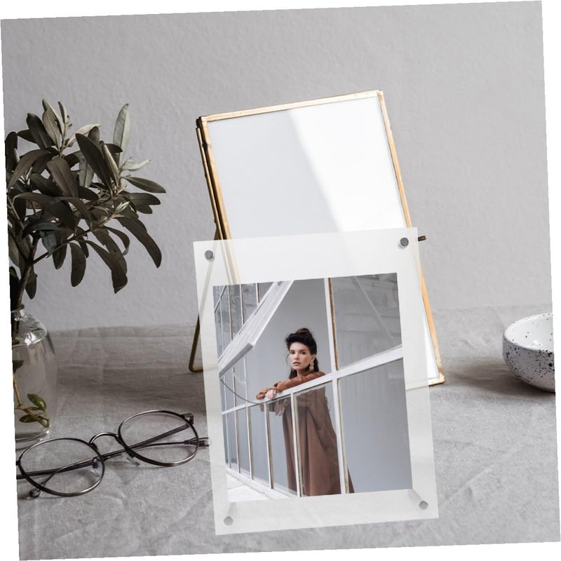 Homoyoyo Acrylic Photo Frame A4 Certificate Frame Desktop Authorization Display Stand Crystal Acrylic Certificate Holder for Office and Home Use - Image 5