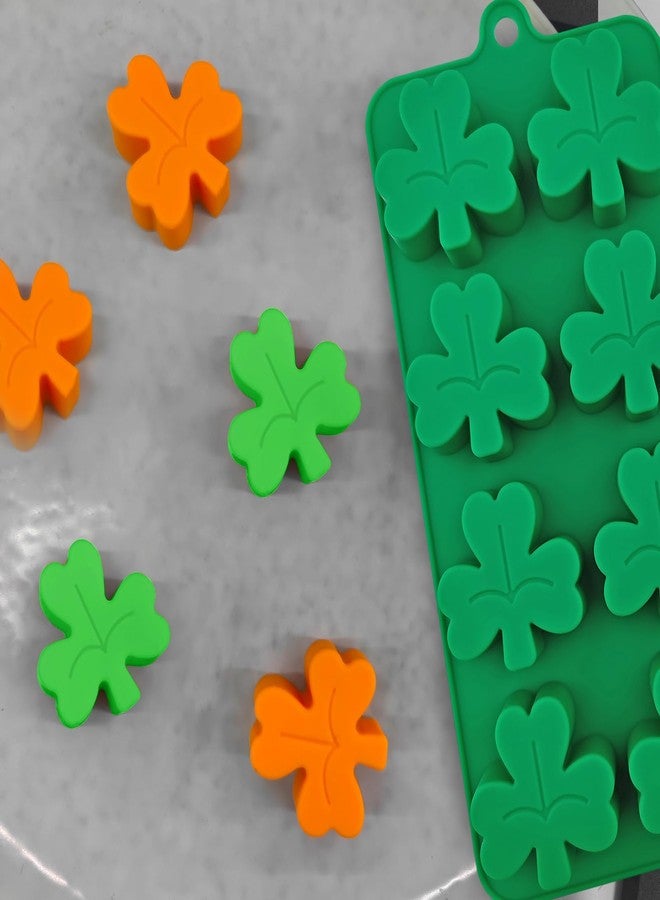 EDUEE Silicone Shamrock Mold St Patrick's Chocolate Molds 3 pcs for Ice, Candy, Resin, Sugar Craft Cake Decoration, Cupcake Topper, Polymer Clay - Image 5