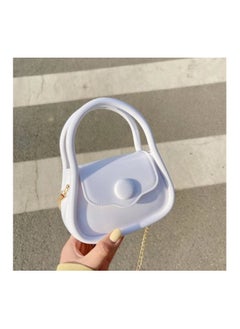 Generic Fashion Mini Crossbody Purse Shoulder Bag With Chain Strap White Color  - Image 2