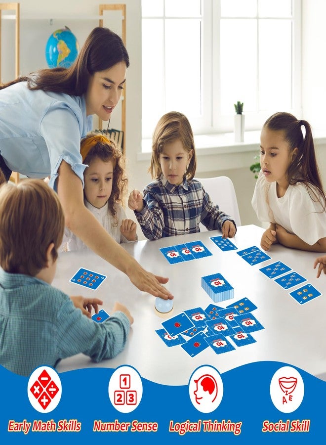HugHush Math Games for Kids,Addition & Subtraction Games,Educational Learning Games Flash Card Gifts for Boys and Girls Ages 5 6 7 8,Counting Answer Buzzers Travel Indoor Outdoor Family - Image 3