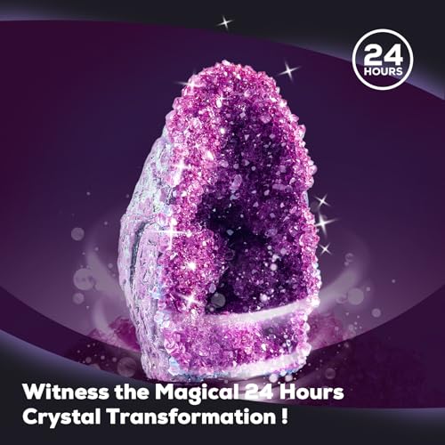 GobiDex Geodes Growing Science Kit for Kids Age 6812 Geodes with Crystals Grow Fast in 24H STEM Educational Science Experiments Toys Geology Rock Enthusiasts Collection Gifts for Boys Girls - Image 5