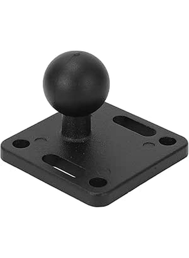 Universal 1 Inch Ball Mount Aluminum Alloy AMPS 4 Hole Square Plate Transducer Mounting Base - Image 1