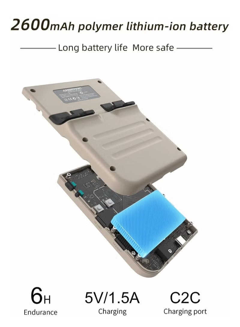 RG35XX Handheld Game Console, 3.5 Inch IPS Screen Linux System Retro Video Games Consoles, Portable Pocket Video Player with 5000+ Games (Grey, 64GB) ﻿ - Image 5