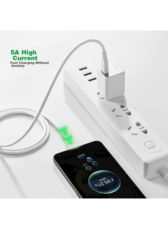 bull Dual-head Type-c Data Cable, 240w Fast Charging Cable, C To C Charging Cable, 5a Universal, For Ipad Pro, Apple Macbook, Huawei Laptops, Android Phones, 1 Meter - Image 2