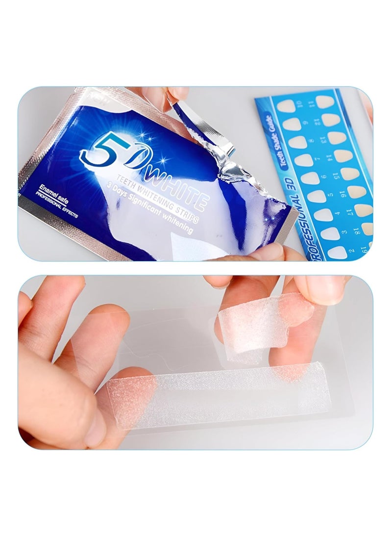 5D 5D White Teeth Whitening Strips - Hollywood Smile at Your Home (20 PCS ) - Image 4