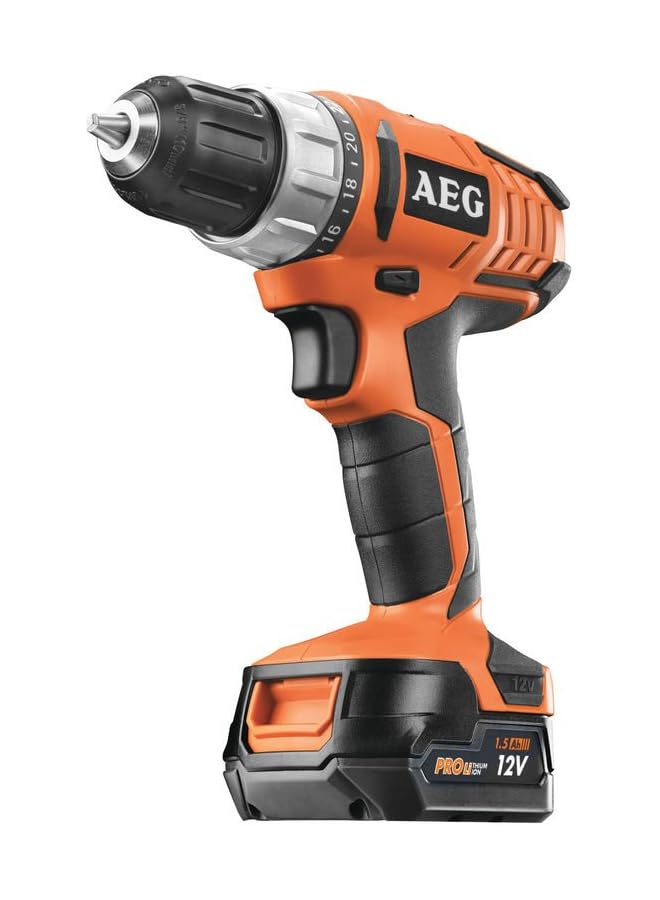 AEG Bss12G2Li 151C 12V Cordless Drill Driver Orange Black