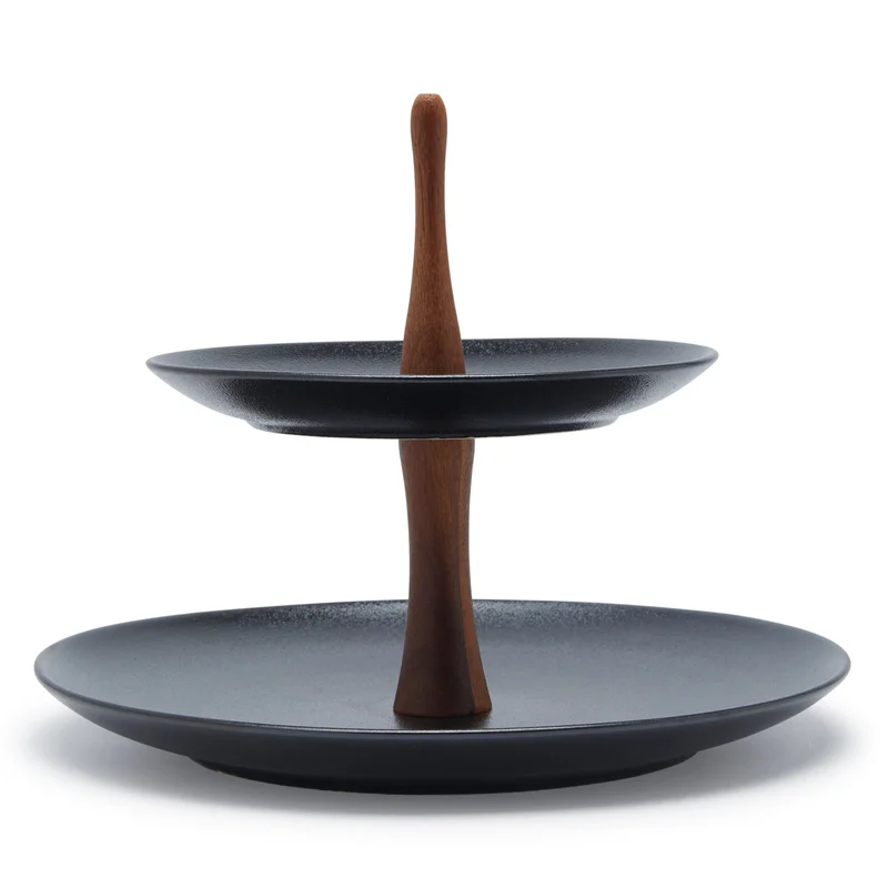 سيمبلي كيتشن Gourmet Serving Plate With Bamboo Stand