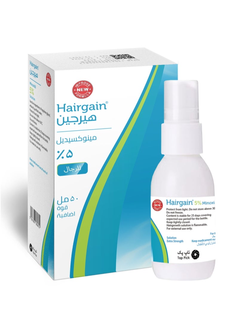 Top Pick Hairgain Hair Growth Kit – 5% Minoxidil Topical Spray