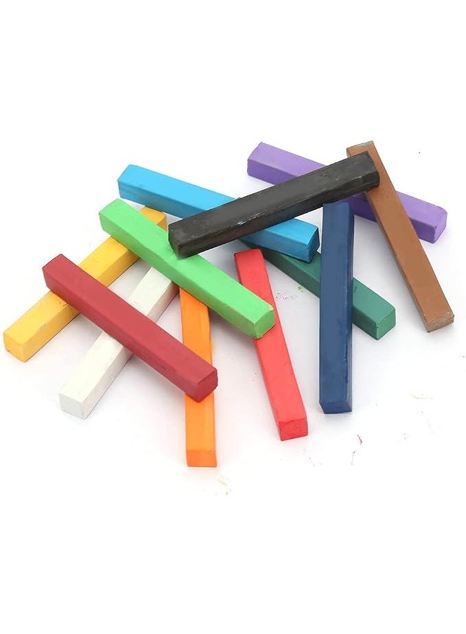 Maries Artist Soft Pastel Set, 24 Fluorescent Colour Chalk Rods - Image 5