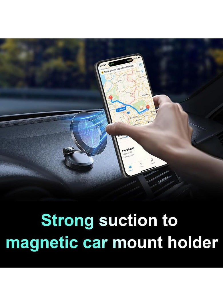 for iPhone 16e Case, Slide Camera Lens Cover, Magnetic Ring Holder Kickstand Protective Phone Case for iPhone 16e, Black