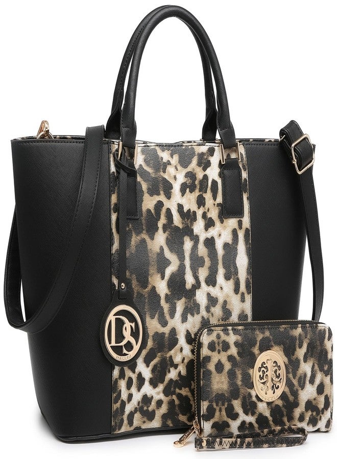 داسين حقيبة داسين ساتشيل للنساء، حقيبة كتف كبيرة للعمل مع محفظة متناسقة - Image 1