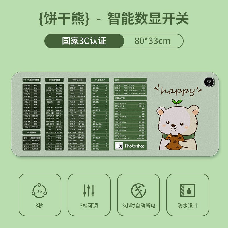 Manufacturer'S Popular Heated Mouse Pad Large Heating Desk Pad Office Computer Desktop Heating Pad Writing Gift - Image 4