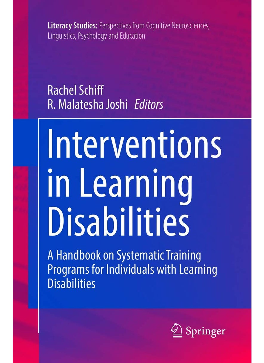 Interventions in Learning Disabilities: A Handbook on Systematic Training Programs for Individuals with Learning Disabilities 