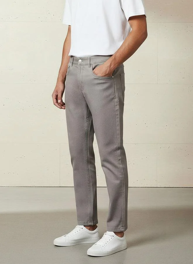 Men Slim Fit Mid Rise Jeans