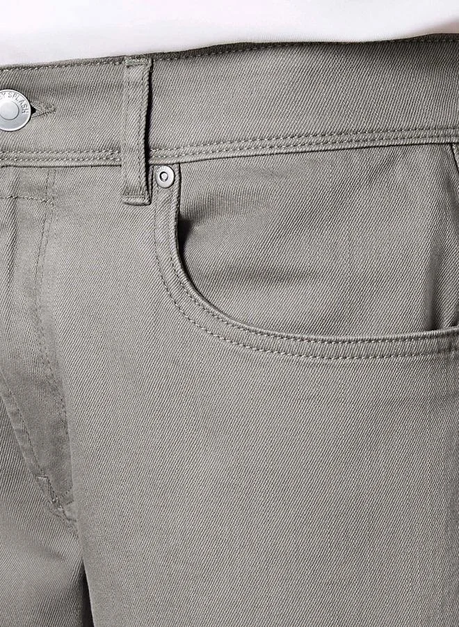 Splash FAV GREY Denim Slim Fit Mid-Rise Jeans for Men | Best Price UAE