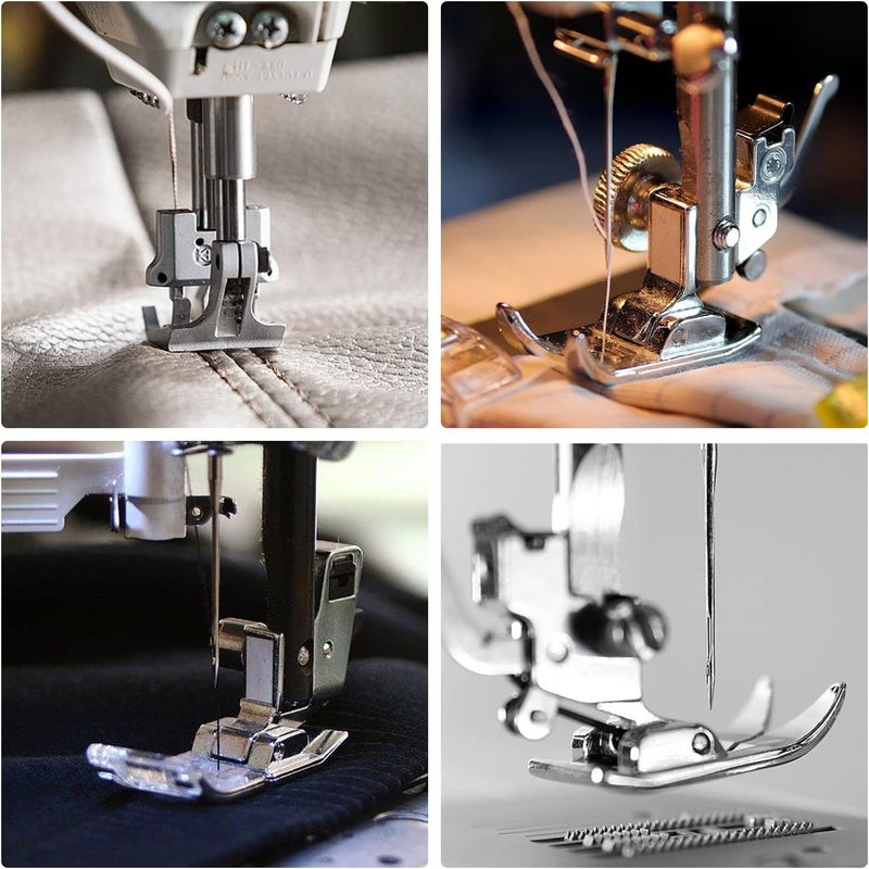AITIAO 11Pcs Presser Feet Set Snap On Sewing Machine Presser Foot kit Household DIY Spare Parts Accessories for Most Low Shank Sewing Machine - Image 4