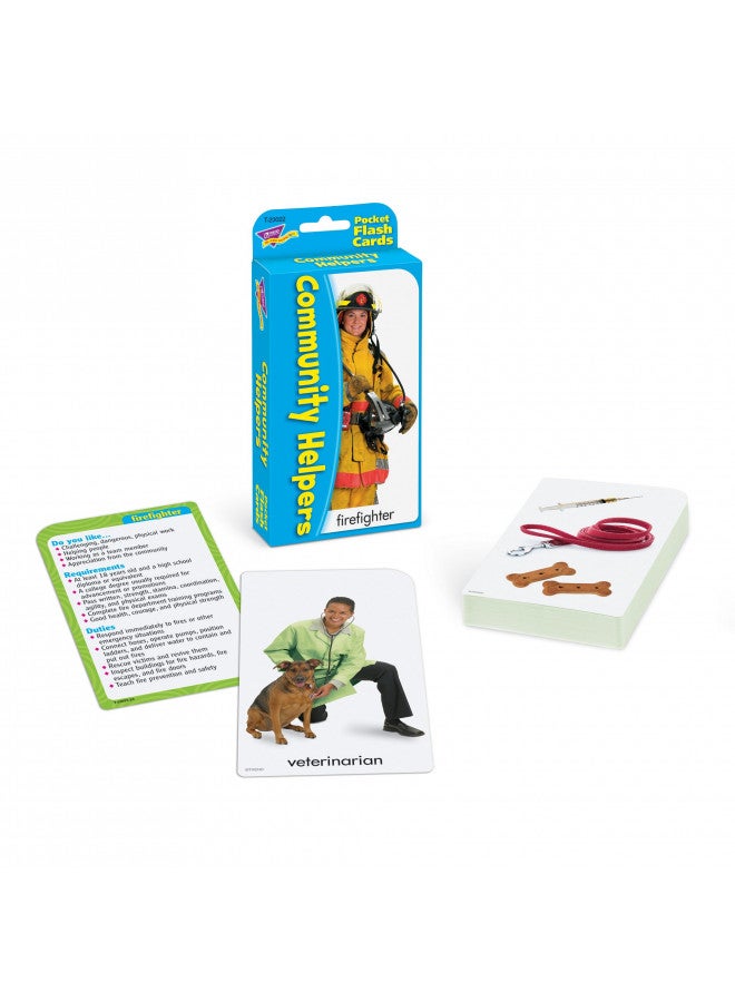 Trend Enterprises Community Helpers & Careers Pocket Flash Cards - Image 3
