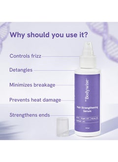 Be Bodywise Be Bodywise Hair Strengthening Serum 100ml | For Dry & Damaged Hair | With Argan, Sunflower & Olive Oil | Paraben, SLS Free  - Image 2