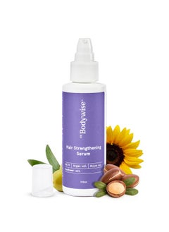 Be Bodywise Be Bodywise Hair Strengthening Serum 100ml | For Dry & Damaged Hair | With Argan, Sunflower & Olive Oil | Paraben, SLS Free  - Image 1