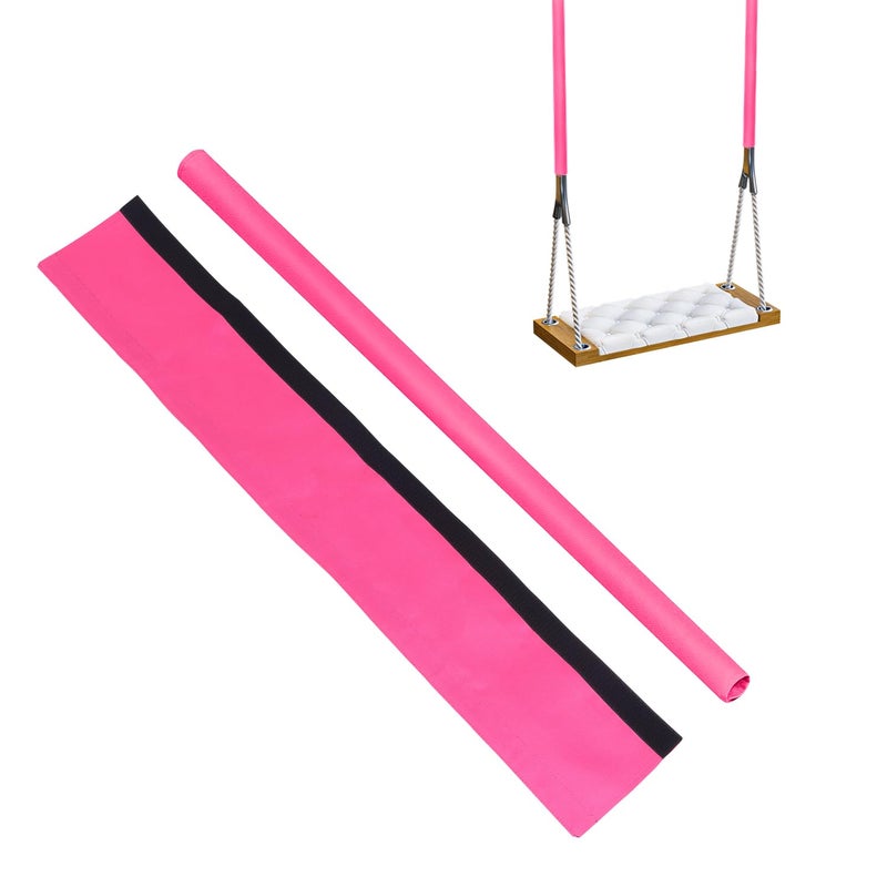 YUJIASH 2PCS Swing Chain CoverChain Covers for SwingsSuitable for Swing Accessories to Prevent Hand Injuries and Rust Stains Chain Sleeves are Suitable for Use in Gardens Terraces and PorchesHot Pink - Image 3