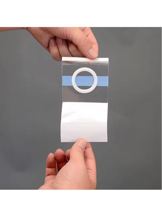 Aikenn Hollow patch fixed patch breathable tape, transparent film dressing, PU film waterproof sticker, second layer of skin healing protection bandage elastic antibacterial wound tape transparent care tape for cuts, scratches and various wounds waterproof care (10*10cm)  - Image 5