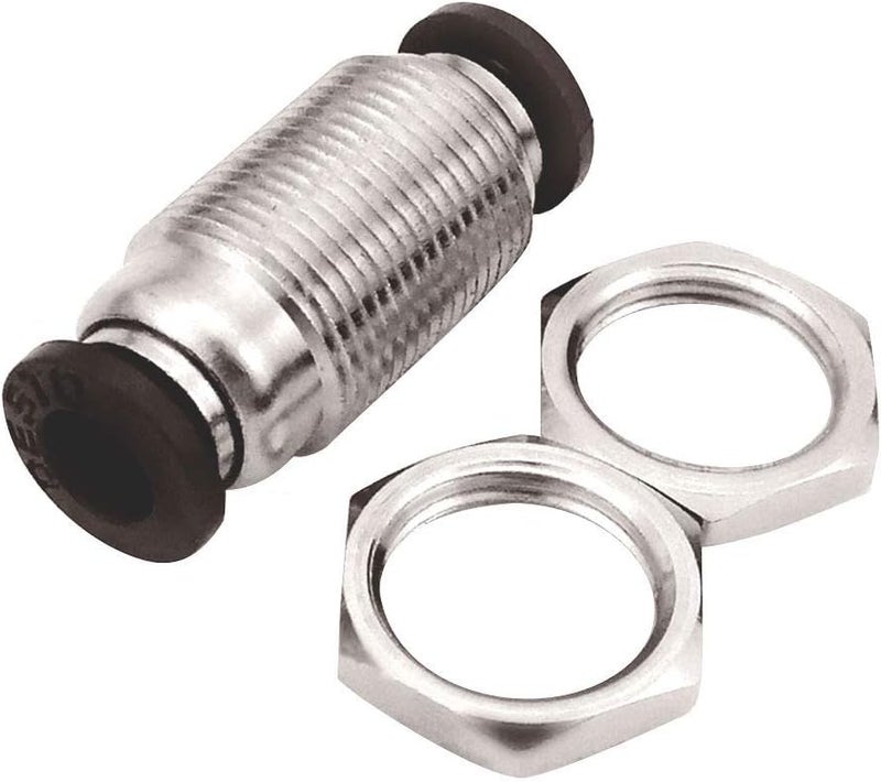 beduan Pneumatic Plastic Bulkhead Union Fitting 3/8 inch Tube OD x 3/8 inch Tube OD Push to Connect Air Fitting (Pack of 5) - Image 3