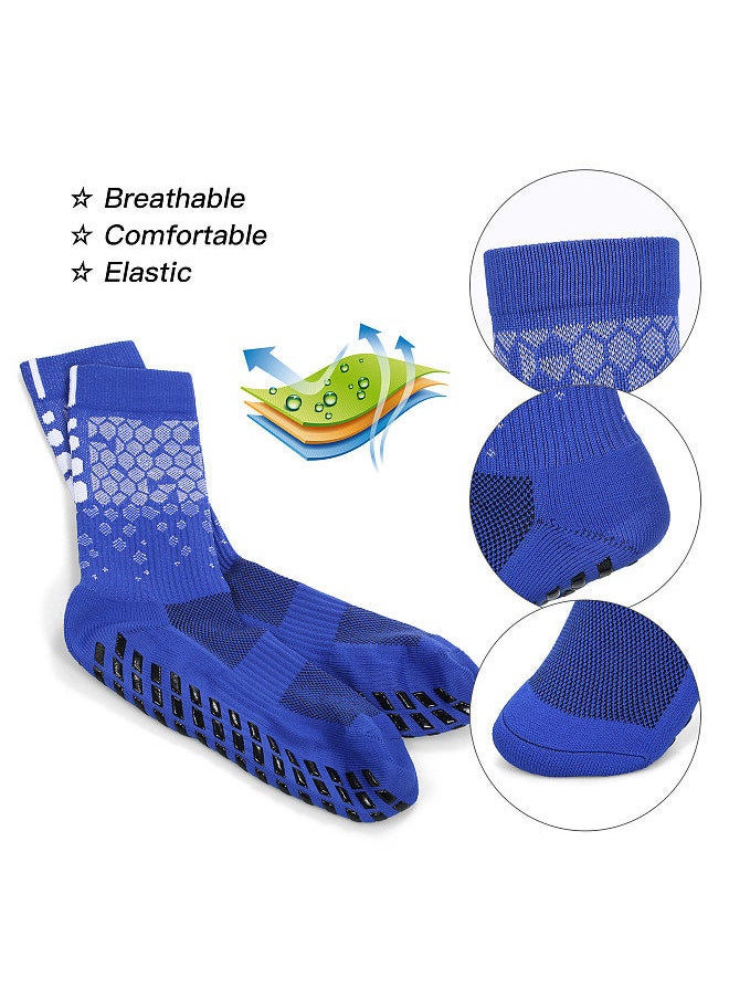Generic Anti-slip Soccer Socks for Men and Women Breathable Athletic Socks with Grippers  - Image 2