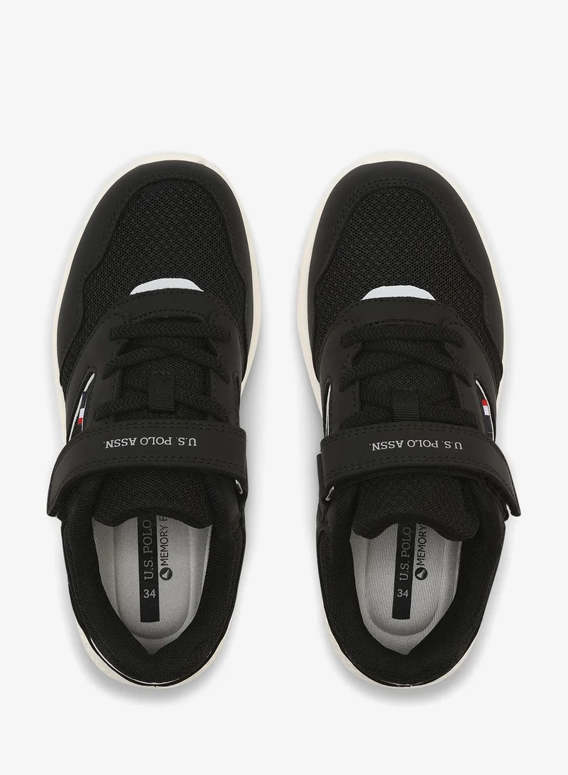 U.S. Polo Assn. 6P NAPE JR GLB 6FX BOY OD_BLACK Nape Jr Kids Casual Shoes - Black for Men | Best Price UAE