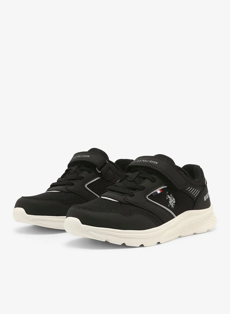 U.S. Polo Assn. 6P NAPE JR GLB 6FX BOY OD_BLACK Nape Jr Kids Casual Shoes - Black for Men | Best Price UAE