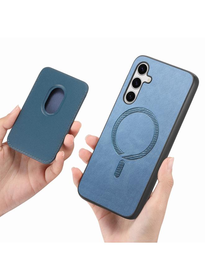 اس-توب جراب لهاتف Samsung Galaxy S25+ 5G Retro Magsafe Card Bag غطاء خلفي من البولي يوريثان - Image 4