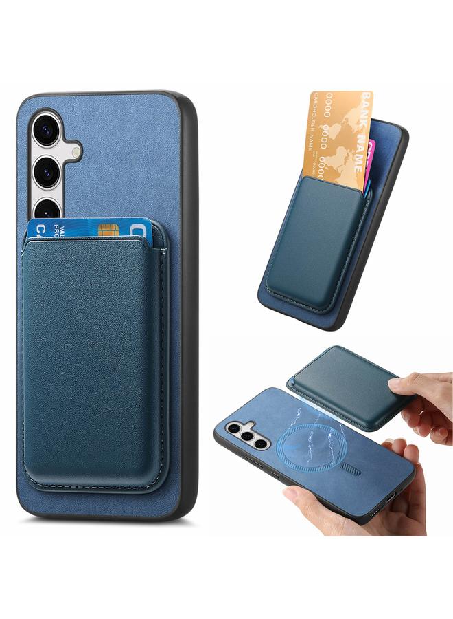 اس-توب جراب لهاتف Samsung Galaxy S25+ 5G Retro Magsafe Card Bag غطاء خلفي من البولي يوريثان - Image 1